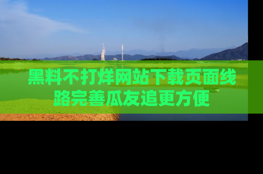 黑料不打烊网站下载页面线路完善瓜友追更方便