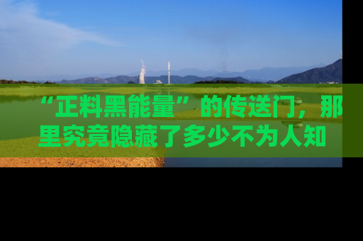 “正料黑能量”的传送门,那里究竟隐藏了多少不为人知的秘密?