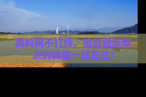 黑料网不打烊，追踪最新热点的线路一键直达！