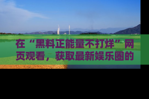 在“黑料正能量不打烊”网页观看，获取最新娱乐圈的正能量与黑料揭秘！