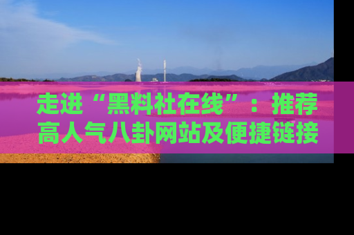 走进“黑料社在线”:推荐高人气八卦网站及便捷链接的全面指南